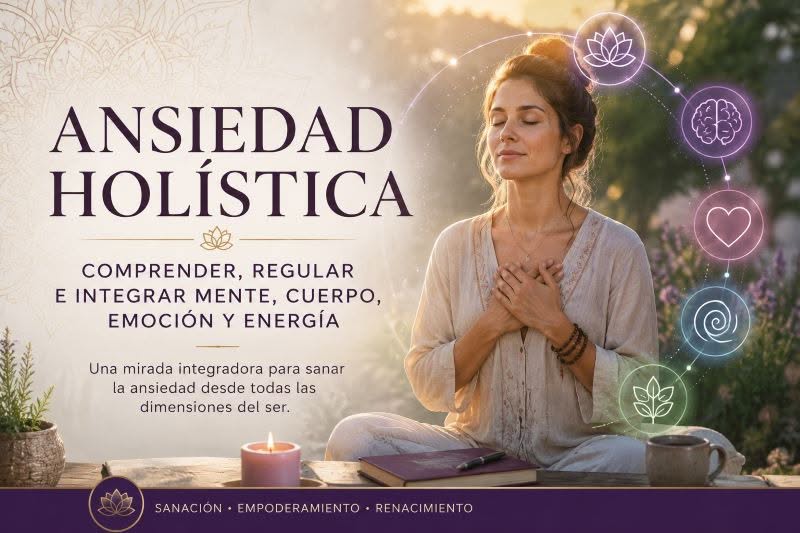 ANSIEDAD HOLÍSTICA: QUÉ ES, POR QUÉ APARECE Y CÓMO REGULAR CUERPO, MENTE Y ENERGÍA