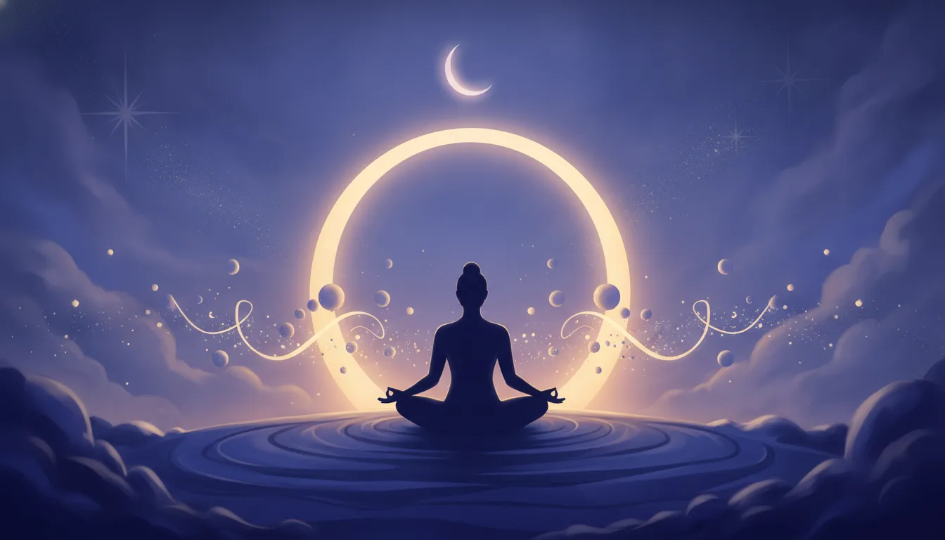 imagen holistica meditación luna nueva
